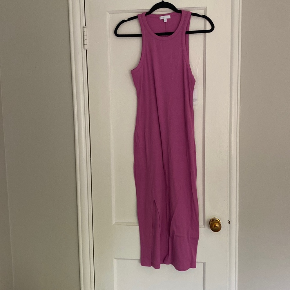 Beyond yoga, small pink dress